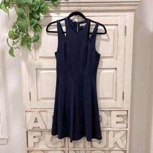 Rebecca Taylor, Navy Blue, Skater Dress